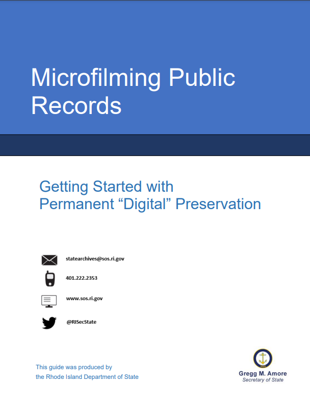 Microfilming Public Records