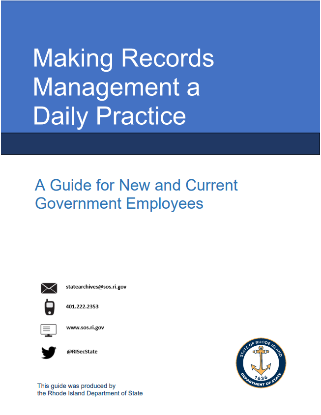 A Records Management Guide for New Employees
