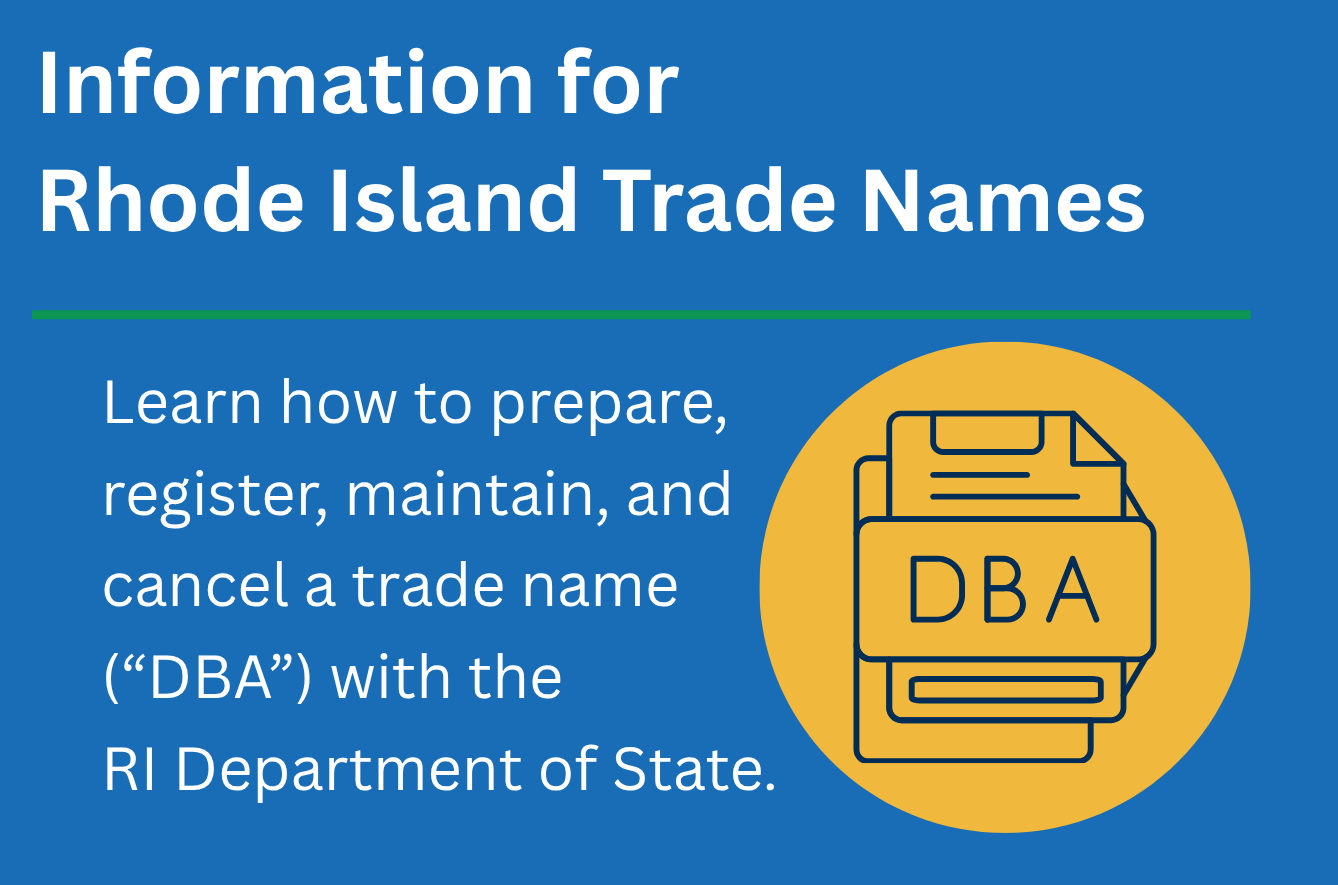 Information for RI Trade Names