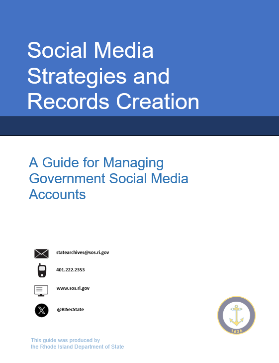 Social media guidance documentation