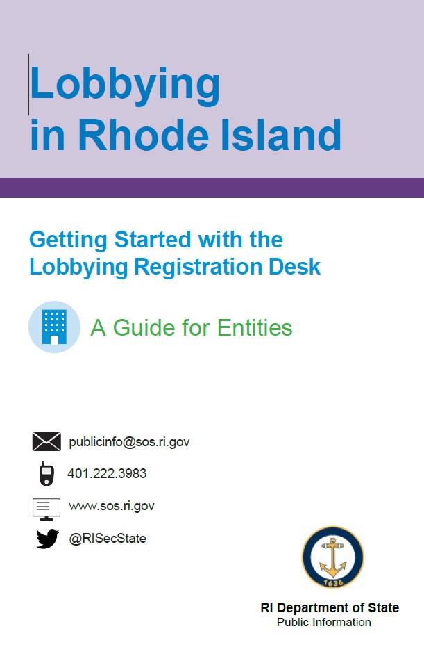 Lobbying Entity Guide